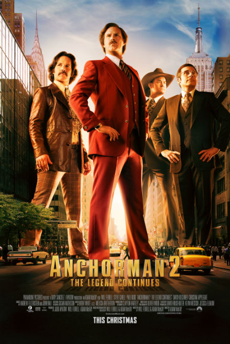 Anchorman 2 The Legend Continues 2013 Poster